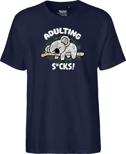 Adulting s*cks! white