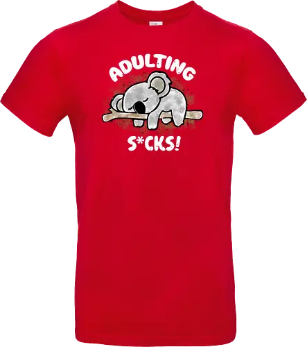 Adulting s*cks! white