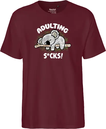 Adulting s*cks! white