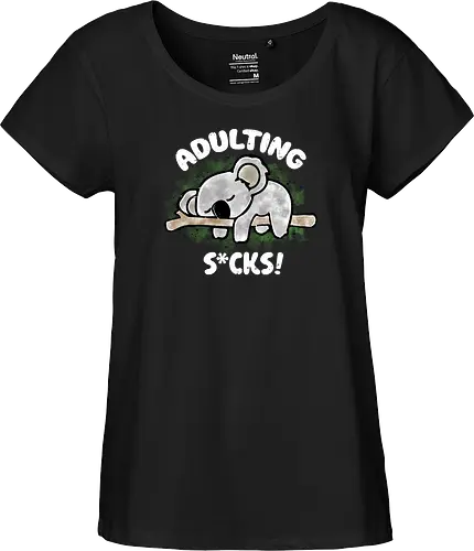 Adulting s*cks! white