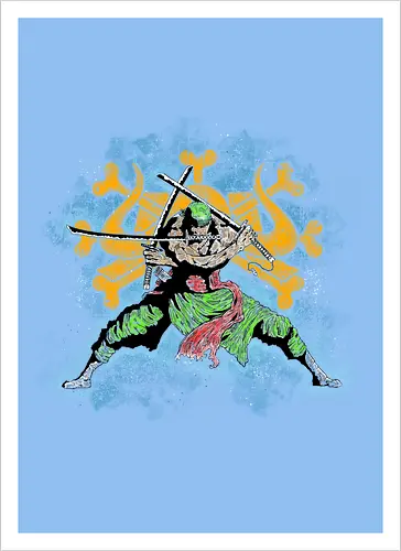 Watercolor Samurai King