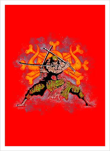 Watercolor Samurai King