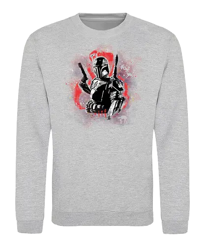 Watercolor Bounty Hunter - space opera - Sweatshirt