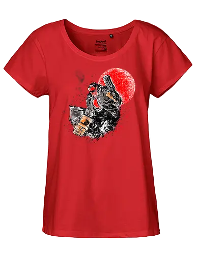 Watercolor Comic - hell, boy, comic - Fairtrade Girl Shirt