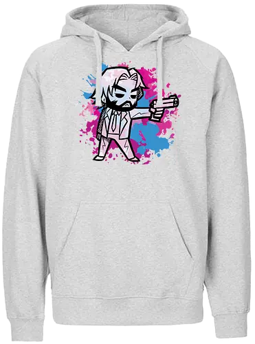 Watercolor John W. - reeves, john, Wick, Hitman, knu - Fairtrade Hoodie
