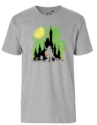 Watercolor  Warrior - gaming, classic gaming, warrior, Hero of Time - Fairtrade T-Shirt