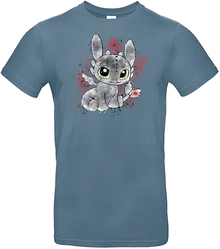 Watercolor Dragon Eye - dragon, train, zähmen, drache - Standard T-Shirt