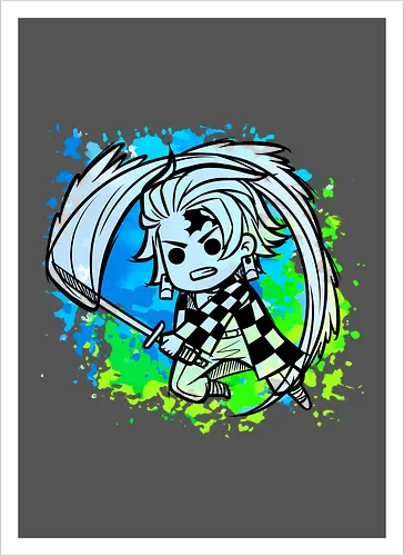 Watercolor blue Slayer