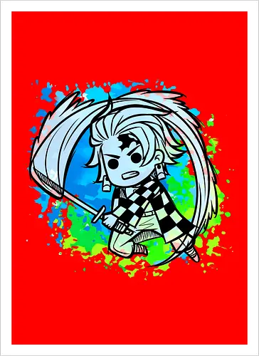Watercolor blue Slayer