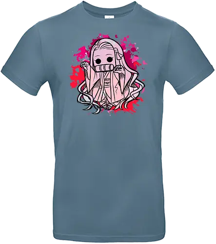 Watercolor red Slayer - demon, slayer, anime, manga, Nezuko - Standard T-Shirt