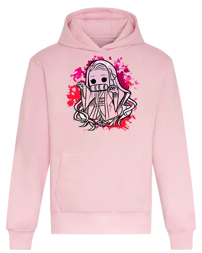 Watercolor red Slayer - demon, slayer, anime, manga, Nezuko - Heavyweight Hoodie