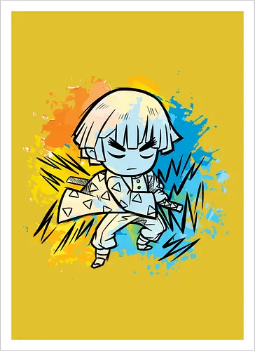 Watercolor yellow Slayer