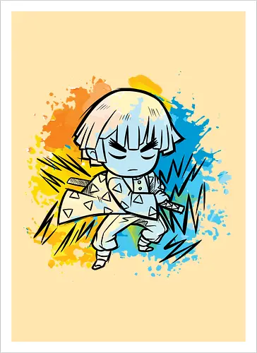 Watercolor yellow Slayer