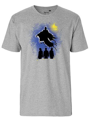 Watercolor Dark Jailer - harry, demon, ghost, wizard, zauberer, geist, dämon - Fairtrade T-Shirt