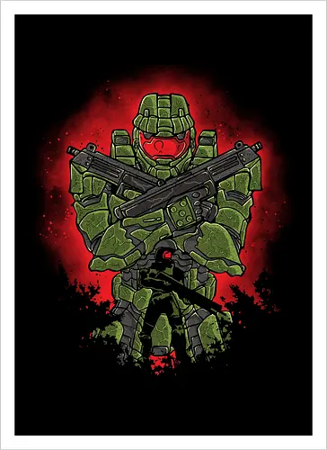Watercolor Master Chief