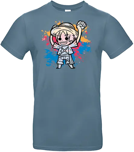 Watercolor Captain M.D.L - pirate, ruffy, one, piece, anime, manga - Standard T-Shirt