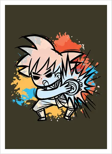 Watercolor Kame Kid