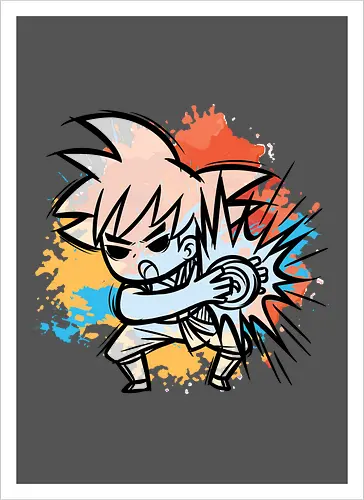 Watercolor Kame Kid