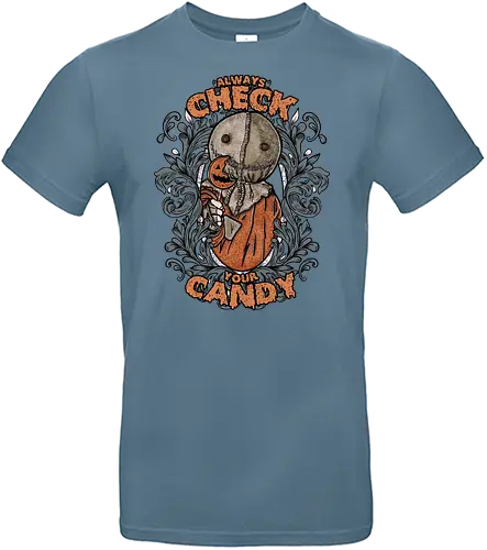 Watercolor Trick r Treat - sam, halloween, trick, Trick or treat, Treat - Standard T-Shirt