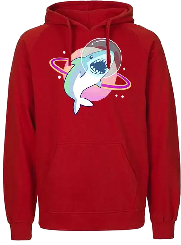 Space shark - shark, space - Fairtrade Hoodie