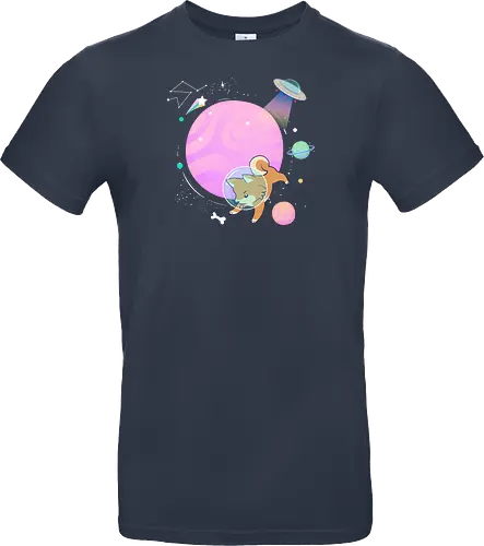 Space dog hunts bone