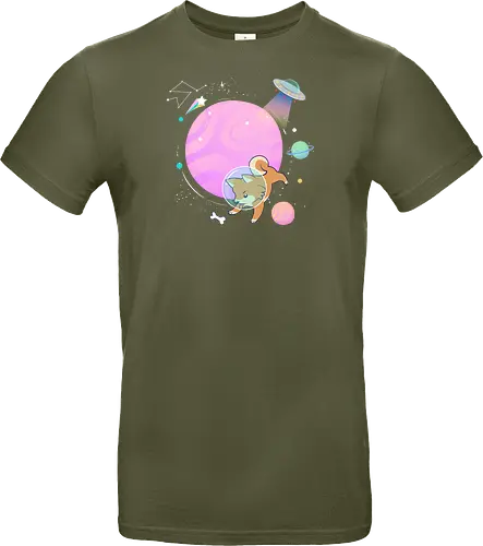 Space dog hunts bone