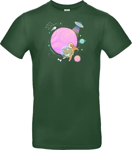 Space dog hunts bone