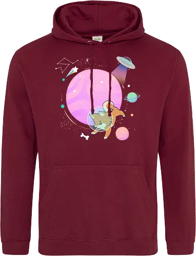 Space dog hunts bone