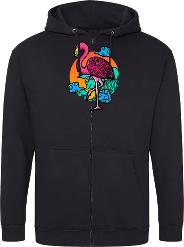 Japanese Art Flamingo