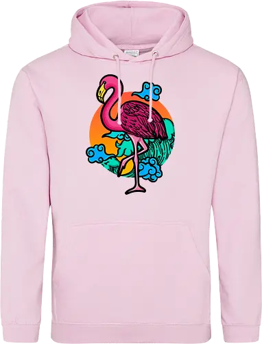 Japanese Art Flamingo