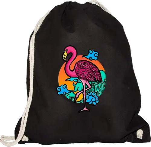 Japanese Art Flamingo