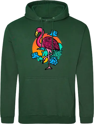 Japanese Art Flamingo