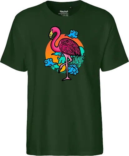 Japanese Art Flamingo