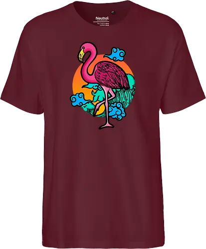 Japanese Art Flamingo