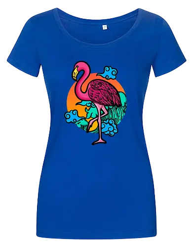 Japanese Art Flamingo