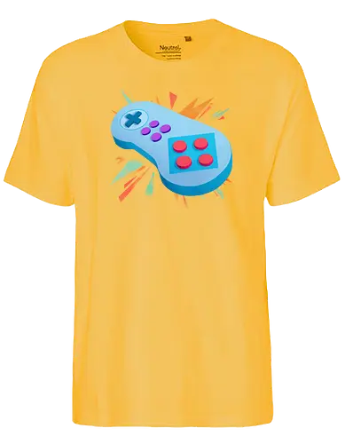 Classic 3 - retro, gaming, games, Childhood, console, konsole, super - Fairtrade T-Shirt