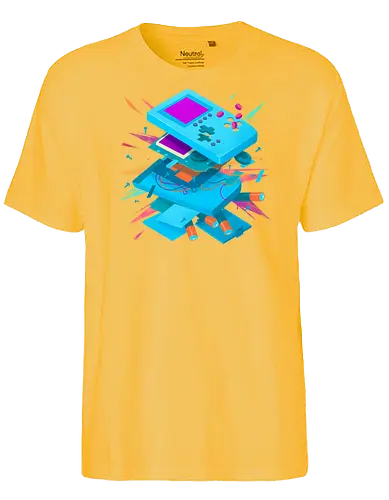 Explosive game - game, boy, explosion, retro, Batteries - Fairtrade T-Shirt