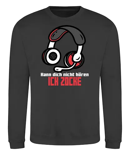 ICH ZOCKE - gaming, Do not disturb, Hdset - Sweatshirt