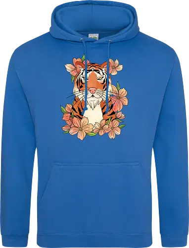Japanese Art Flower Tiger