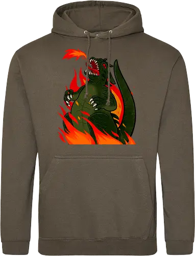 Kaiju on fire