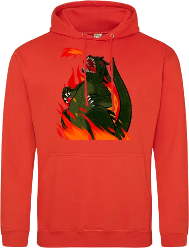 Kaiju on fire