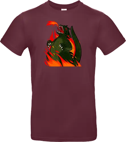 Kaiju on fire