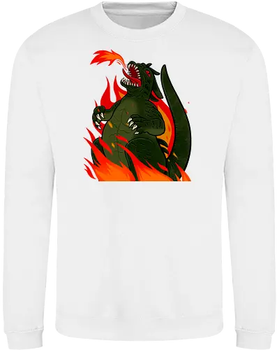 Kaiju on fire