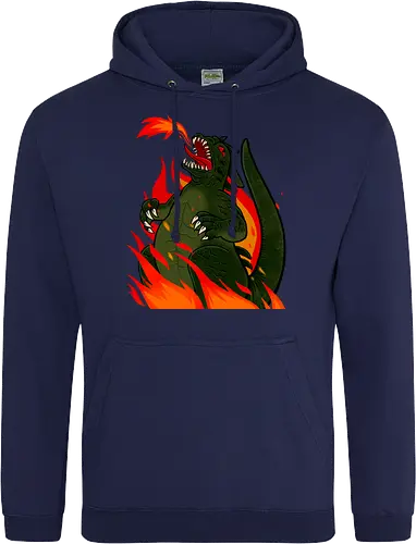 Kaiju on fire