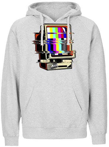 Nostalgia No 1 - Old, retro, Tube screen - Fairtrade Hoodie