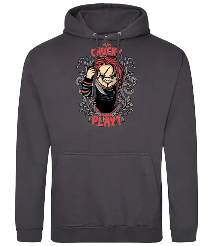 Watercolor Wanna Play - chucky, horror, movie, doll - Standard Hoodie