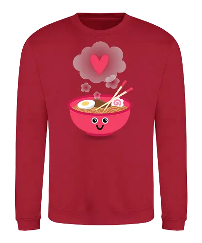 True Ramens love - ramen, Smile, food, noodles - Sweatshirt