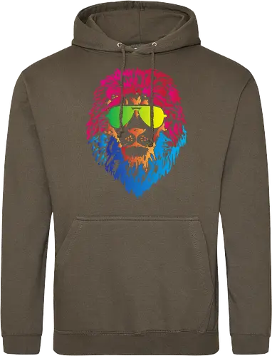 Colorful lion