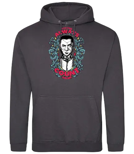 Watercolor Count On Me - vampir, count, dracula - Standard Hoodie