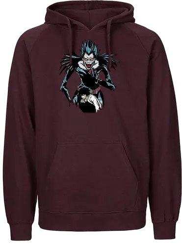 Watercolor Death Demon - anime, manga, note, shinigami, death - Fairtrade Hoodie